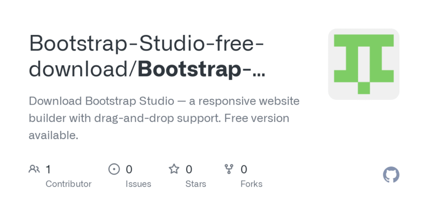 Bootstrap Studio download free