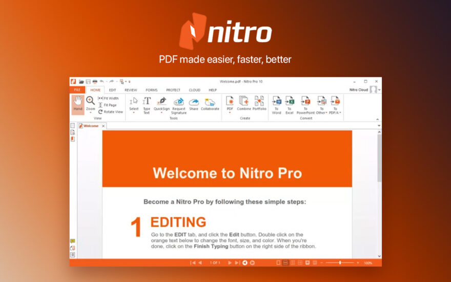 Nitro PDF Pro Free Download