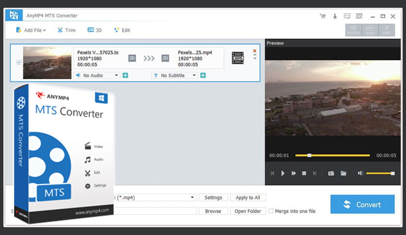 AnyMP4 MTS Converter Download