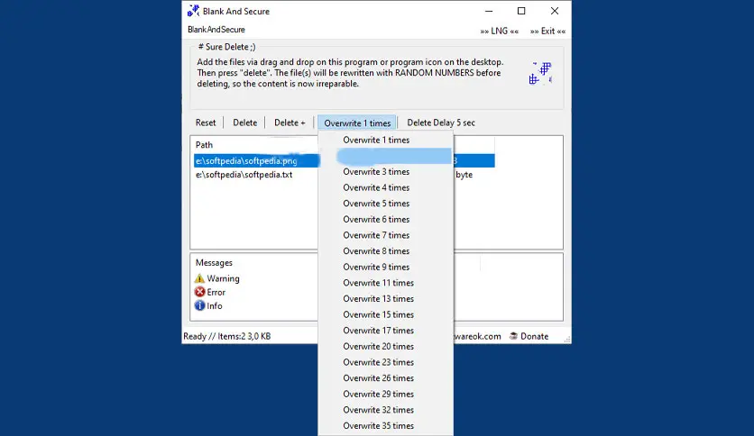 BlankAndSecure download free