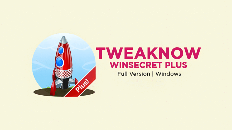 TweakNow WinSecret Plus download free