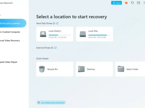 Wondershare Recoverit download free