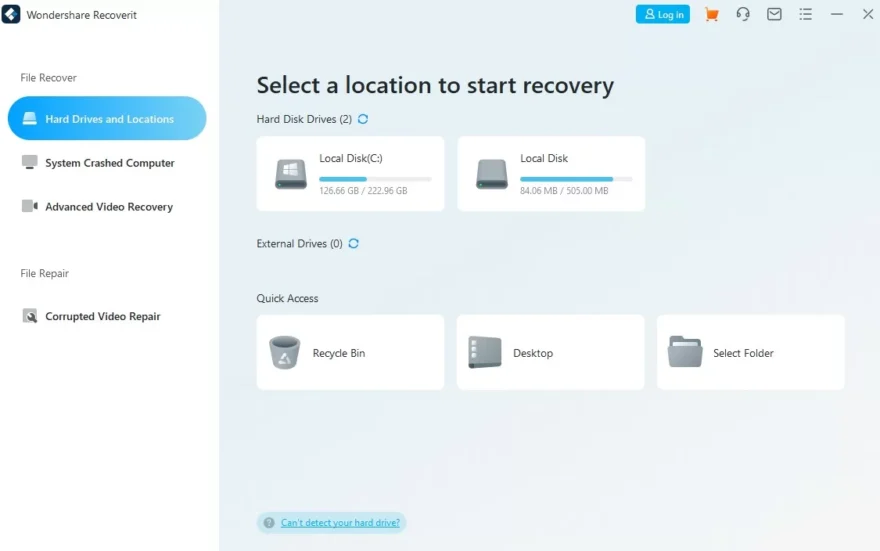 Wondershare Recoverit download free